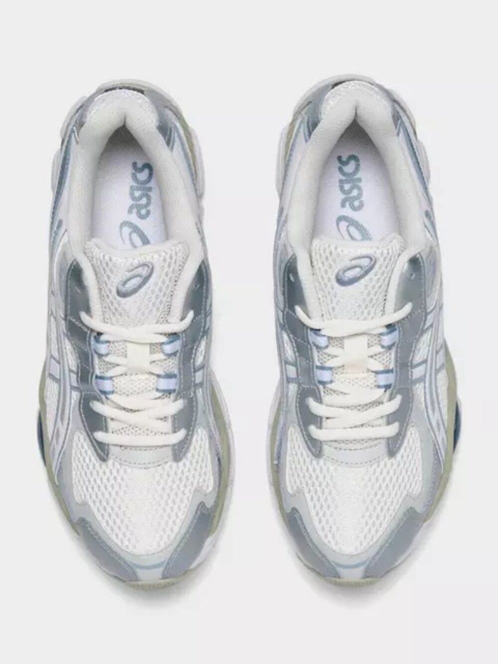 Men's ASICS GEL-NYC 2055 Shoes - Cream Dolphin Grey 1203A542 107 - Picture 11 of 12